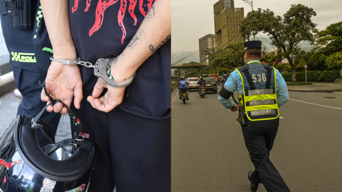 Captaron a un motociclista con licencia de conducir vencida que trabajaba en una app de transporte y que atropelló a un agente de tránsito en Medellín

 – Ojo critico