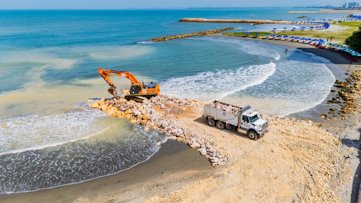Así avanzan las obras del Gran Malecón del Mar en Cartagena y la Protección Costera

 – Ojo critico