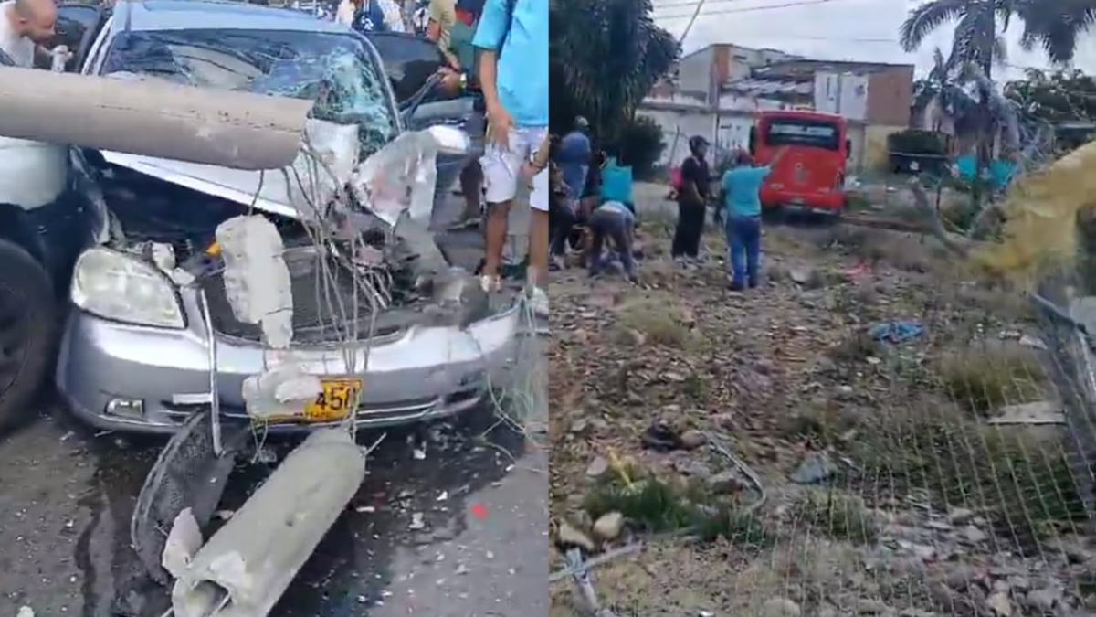 Espectacular accidente en Robledo, Medellín: volquete chocó contra varios vehículos

 – Ojo critico