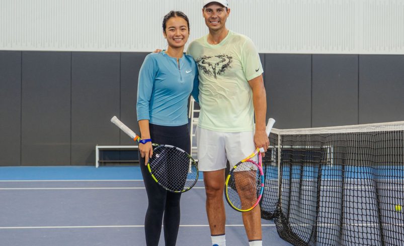 Rafa Nadal volvió a un partido de tenis

 – Ojo critico