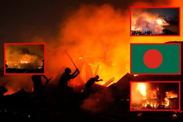 Un gran incendio devasta la mayor zona urbana de Bangladesh

 – Ojo critico