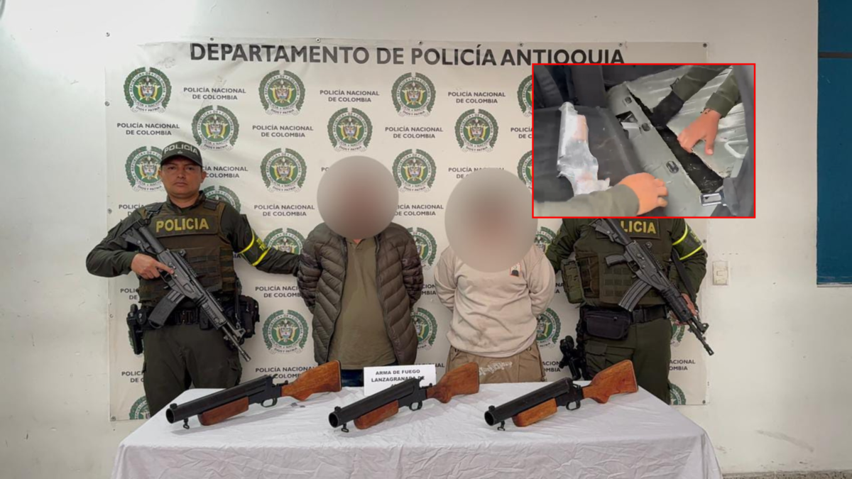 las autoridades incautaron tres lanzagranadas búlgaros

 – Ojo critico