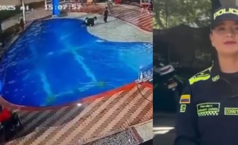 Una patrullera salvó la vida de una niña que se ahogaba en una piscina

 – Ojo critico