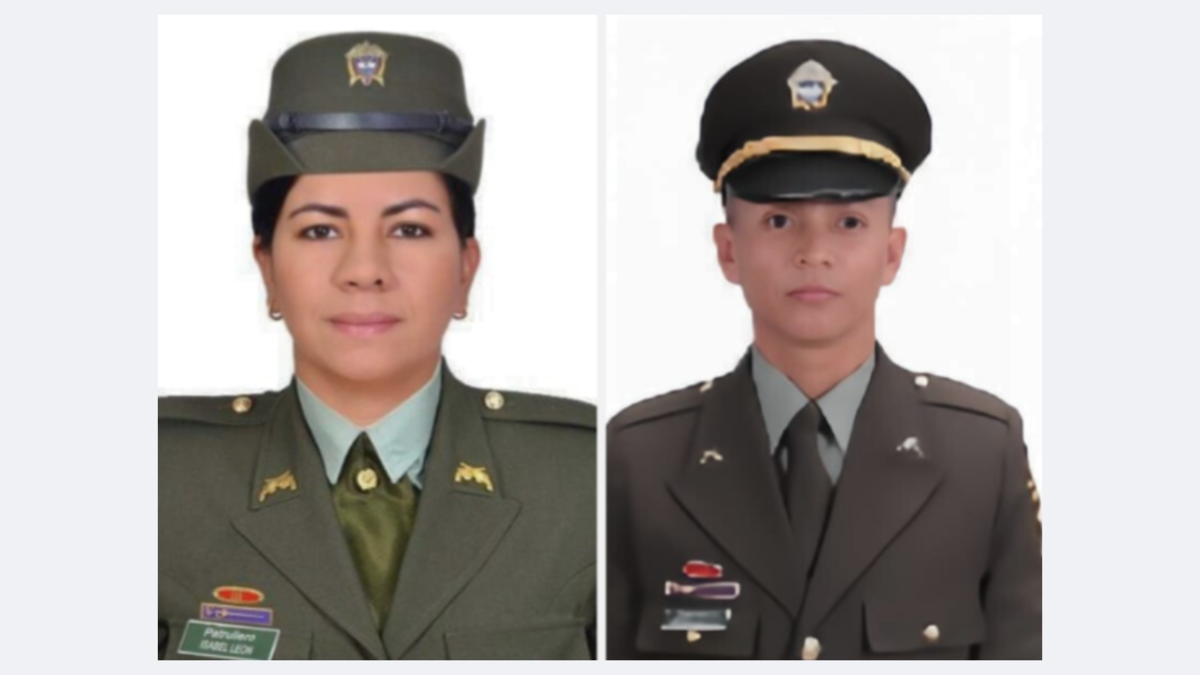 ¿Quiénes fueron los dos policías que murieron en un accidente automovilístico en Dapa, zona de Yumbo, Valle? La moto en la que viajaban chocó contra un árbol

 – Ojo critico