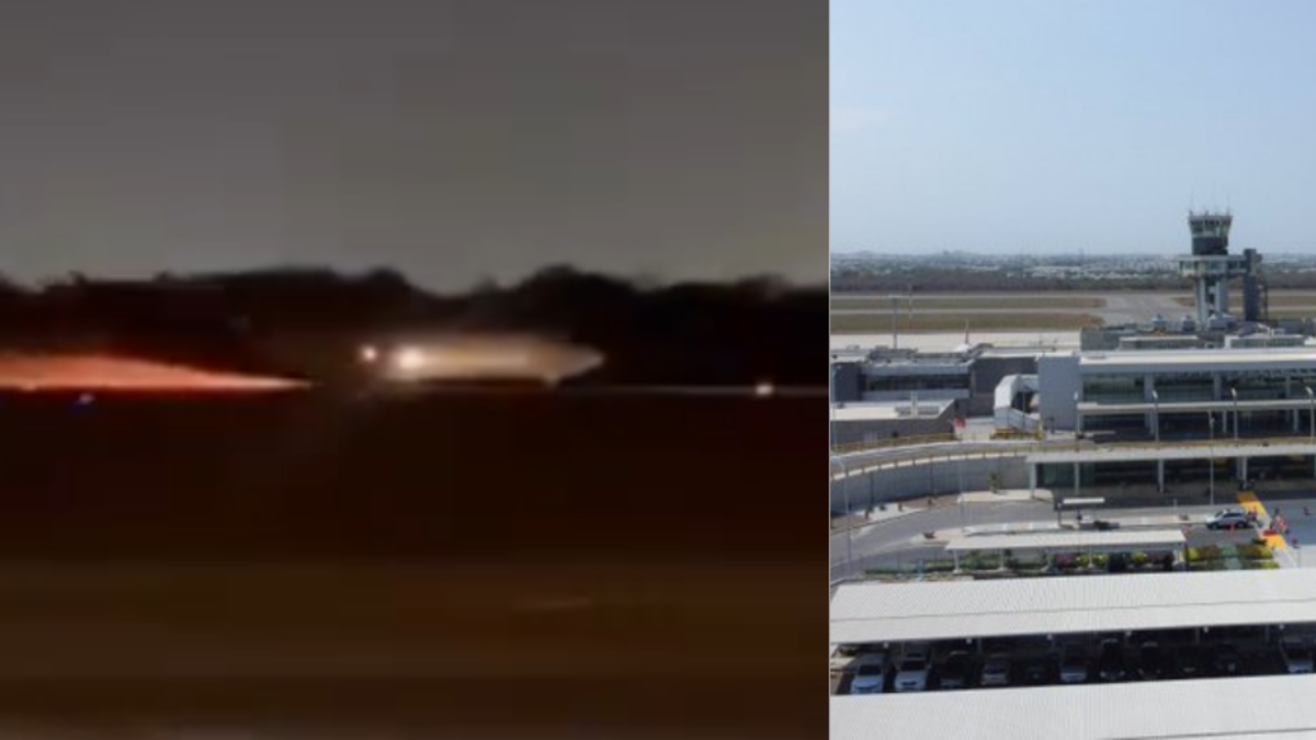 al menos cuatro vuelos fueron retrasados

 – Ojo critico