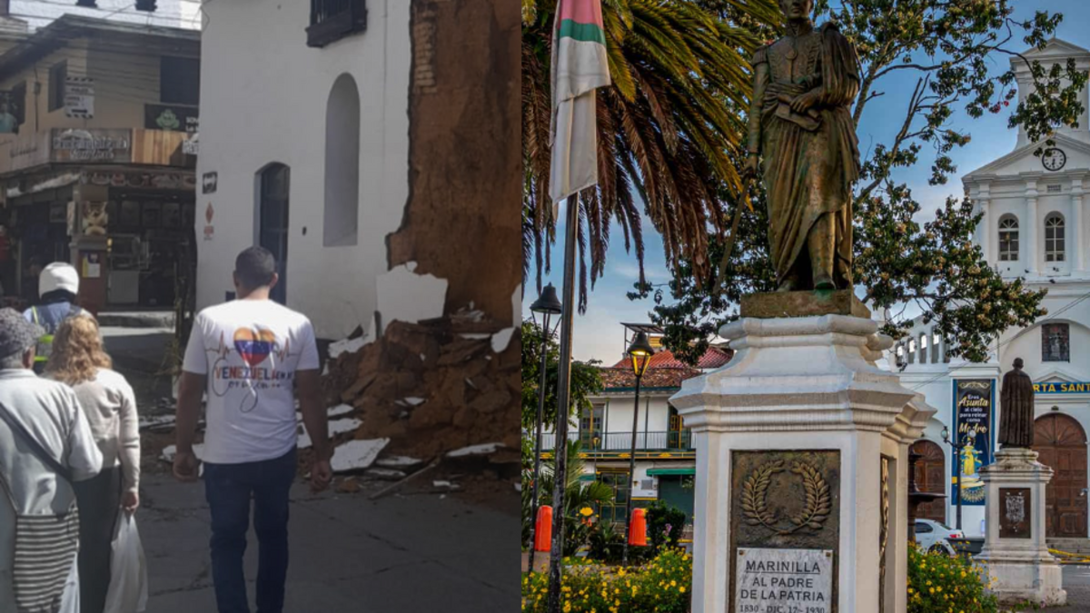 Aguacero en Marinilla, Antioquia, provocó derrumbe parcial de la parroquia cabecera del municipio: no se reportan heridos

 – Ojo critico