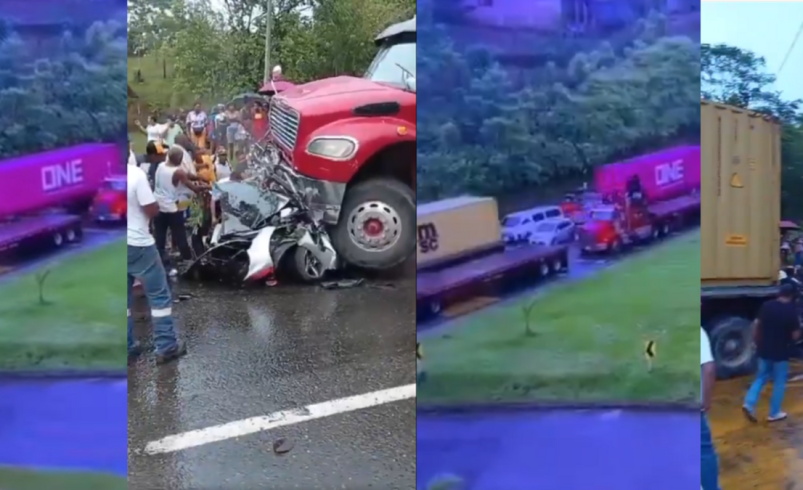 Chocaron contra un camión con remolque

 – Ojo critico