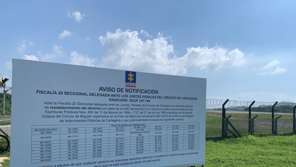 Fiscalía General de la Nación bloqueó más de 80 páginas de placas de propiedad en el norte de Cartagena

 – Ojo critico