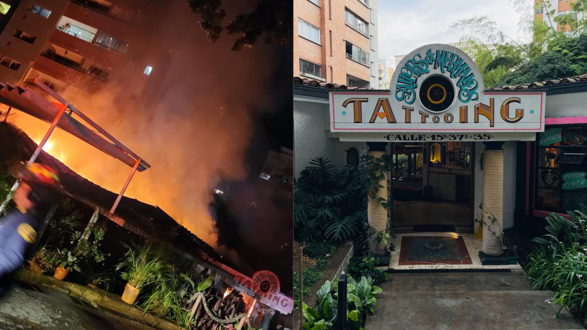 Marineros y Sirenas, uno de los estudios de tatuajes más reconocidos de Medellín, se incendió; Piden apoyo para su reconstrucción

 – Ojo critico