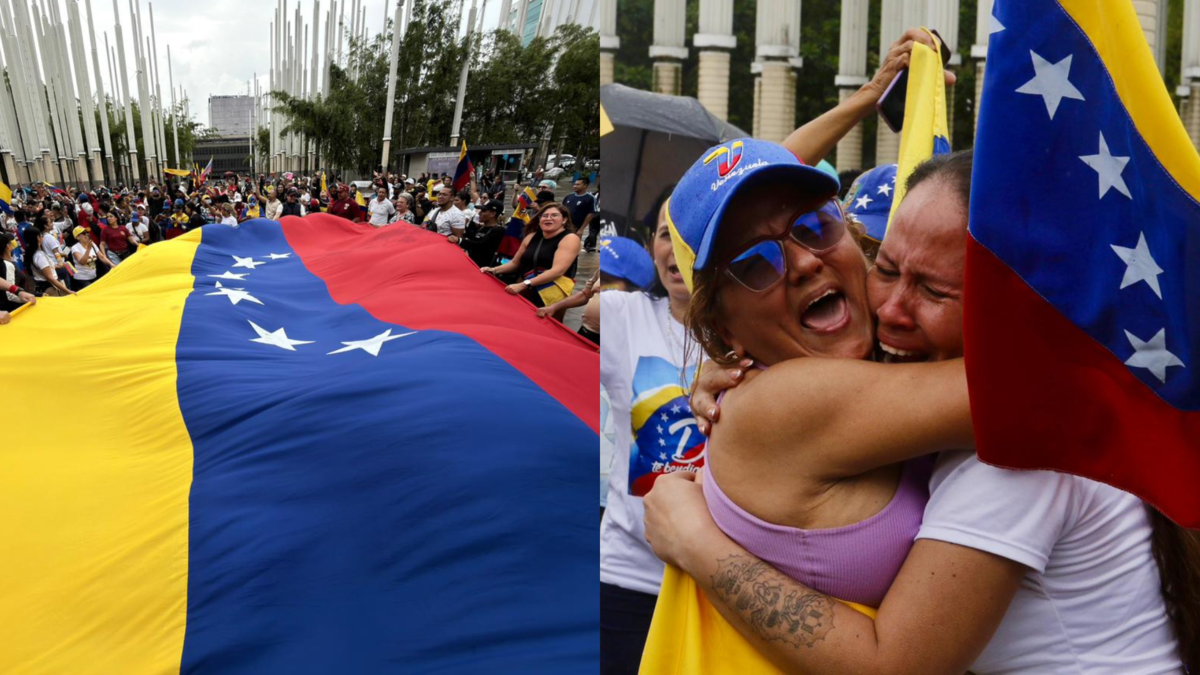 Avanza concentración de venezolanos en el Parque de las Luces de Medellín, celebrando la captura de Nicolás Maduro

 – Ojo critico