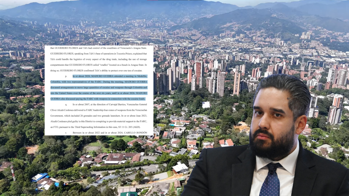 El informe de inteligencia incluiría información sobre la reunión del hijo de Nicolás Maduro con disidentes de las FARC en Medellín en 2020.

 – Ojo critico