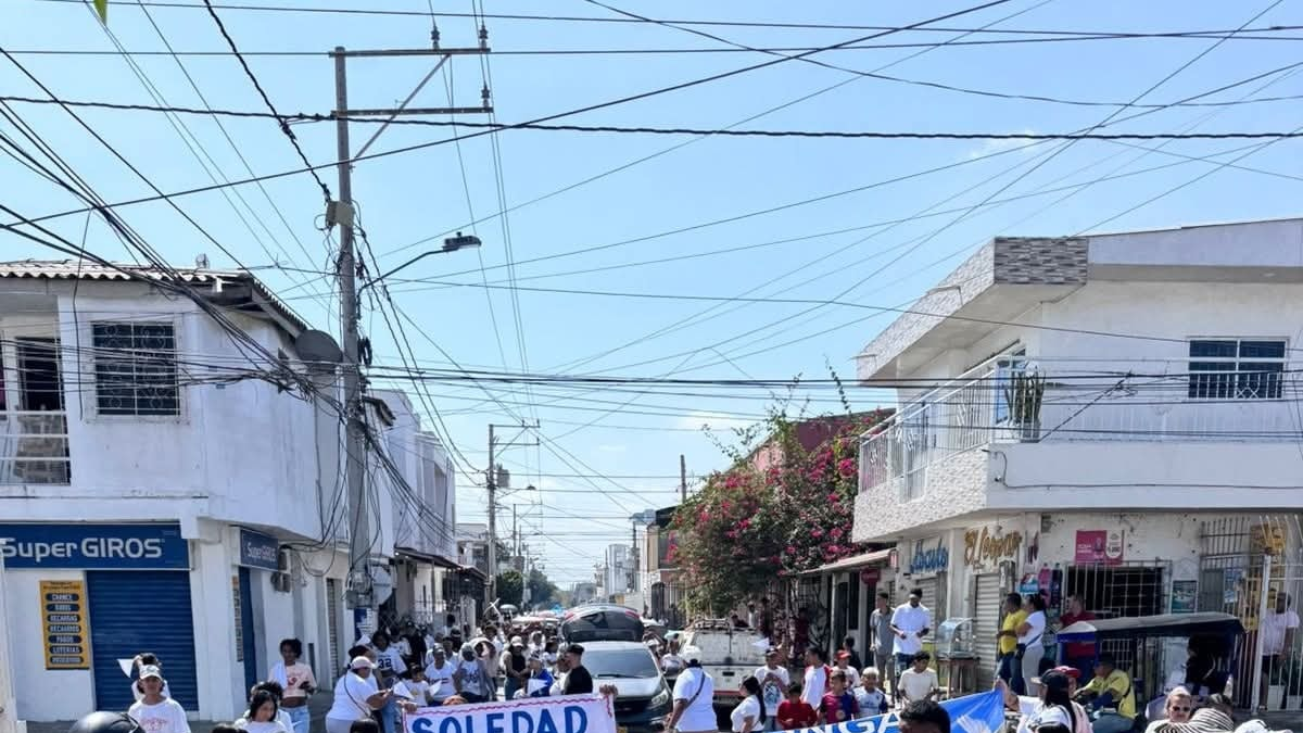 ¿De qué trató la “marcha por la paz” en Soledad (Atlántico)? Estos fueron los pedidos ciudadanos que respaldan el traslado de dirigentes

 – Ojo critico