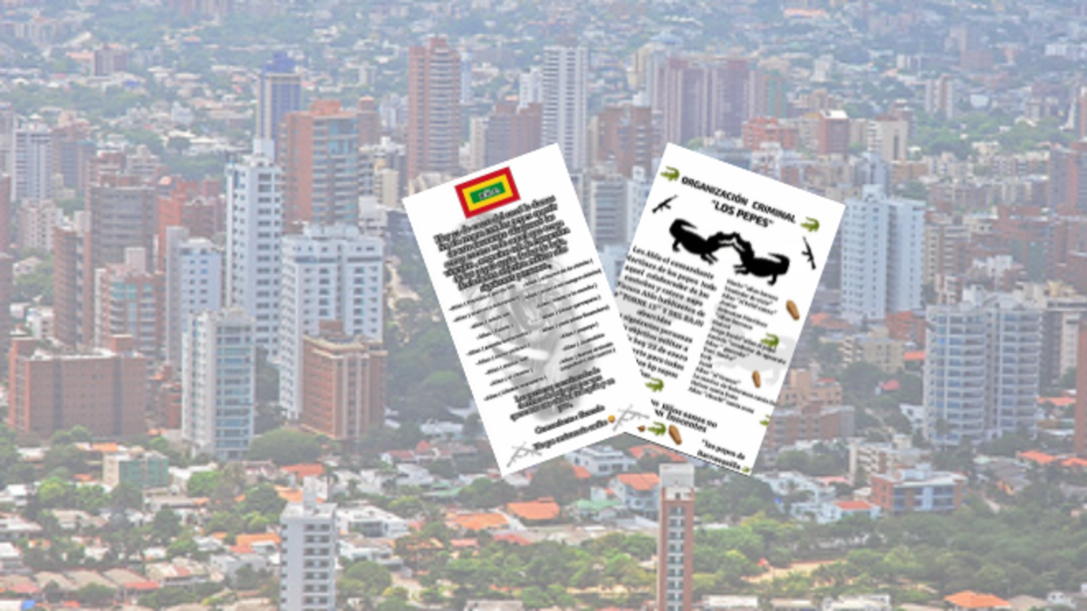 ¿Levantamiento de fuego o presión criminal? Inseguridad en Barranquilla por cruce de panfletos atribuidos a bandas criminales rivales

 – Ojo critico