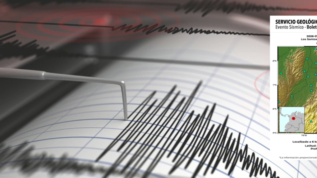El Servicio Geológico de Colombia informó que en menos de 24 horas se registró un segundo sismo en Los Santos, Santander

 – Ojo critico
