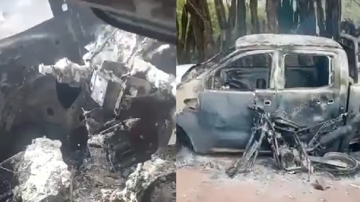 Sus vehículos fueron quemados durante el ataque.

 – Ojo critico