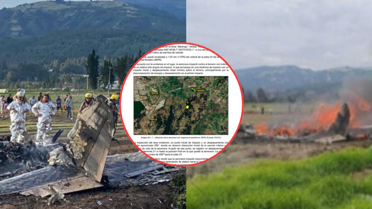 Detalles de la inspección del fuselaje y cabina de la avioneta implicada en el accidente de Yeison Jiménez y su equipo: ‘Afectados por el fuego’

 – Ojo critico