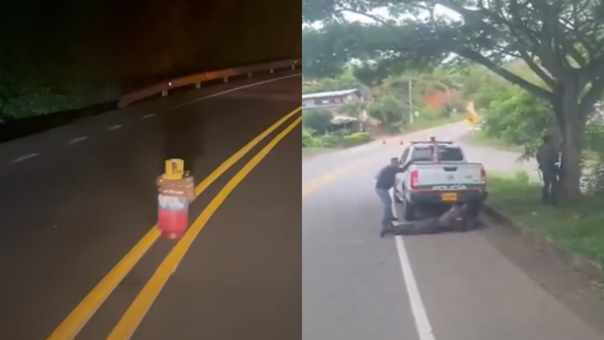 Acoso policial al desactivar un cilindro instalado en una vía de Cali

 – Ojo critico