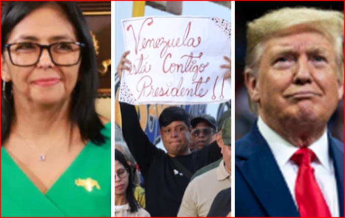 «Mi destino lo decide Dios», dice Delcy Rodríguez contra Trump

 – Ojo critico