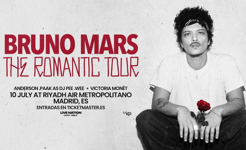 Bruno Mars anunció su mayor gira por estadios 

 – Ojo critico