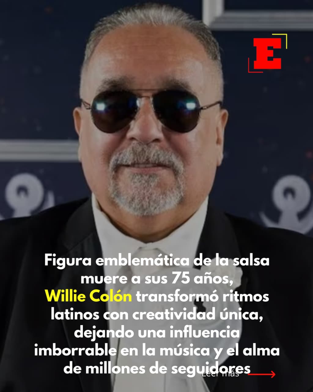Sí, Willie Colón falleció a los 75 años este sábado 21 de febrero de 2026.

 – Ojo critico