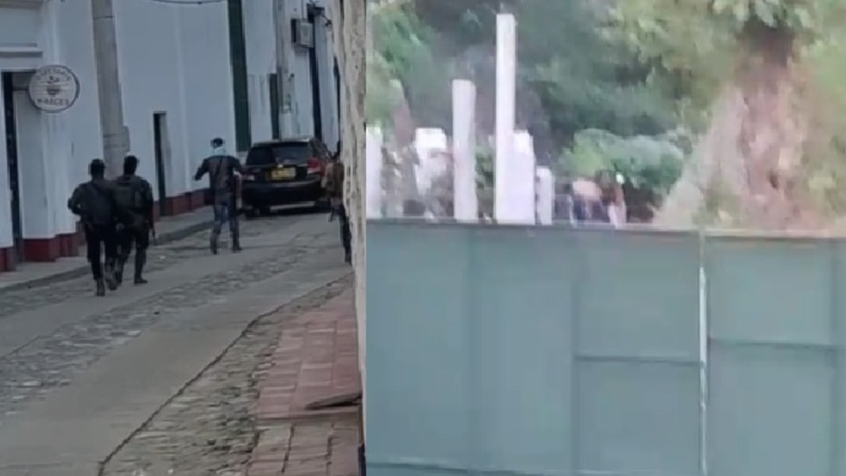 Inquietantes videos de El Carmen en Norte de Santander, donde guerrilleros patrullan la comuna y hostigan a la comisaría

 – Ojo critico
