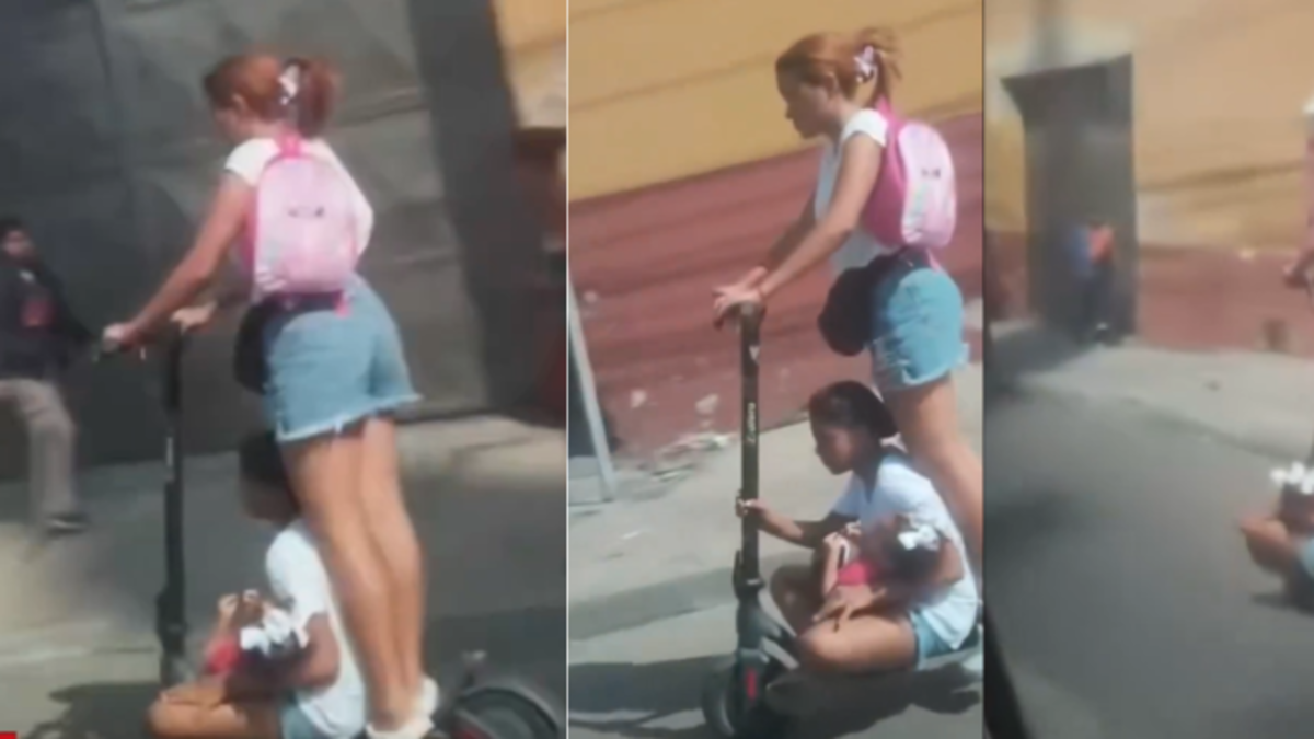 Indignación en Barranquilla por mujer que cargaba a dos niños en patineta eléctrica en la calle 30: ‘qué irresponsabilidad, qué peligro’

 – Ojo critico