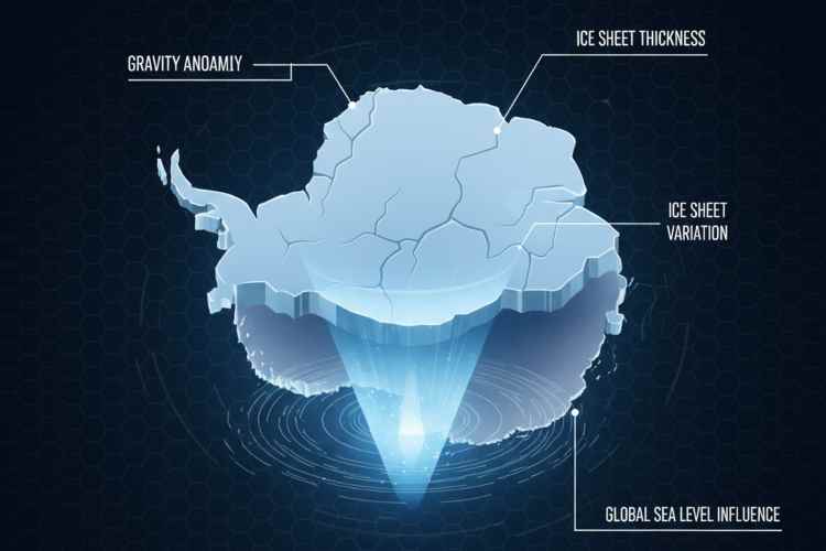 Un agujero gravitatorio bajo la Antártida sorprende a los científicos

 – Ojo critico