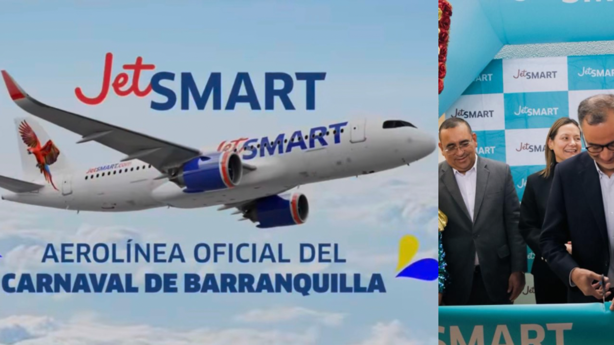 JetSmart inicia servicio en la nueva ruta Bogotá-Barranquilla como aerolínea oficial del carnaval

 – Ojo critico