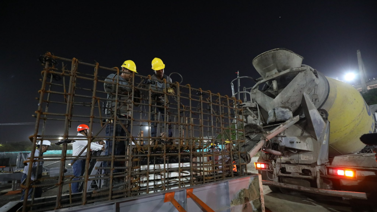 Las obras del Estadio Metropolitano avanzan a buen ritmo; Ha comenzado el hormigonado de las columnas que sustentarán las nuevas gradas

 – Ojo critico