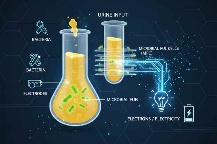 La orina humana se convierte en electricidad.

 – Ojo critico