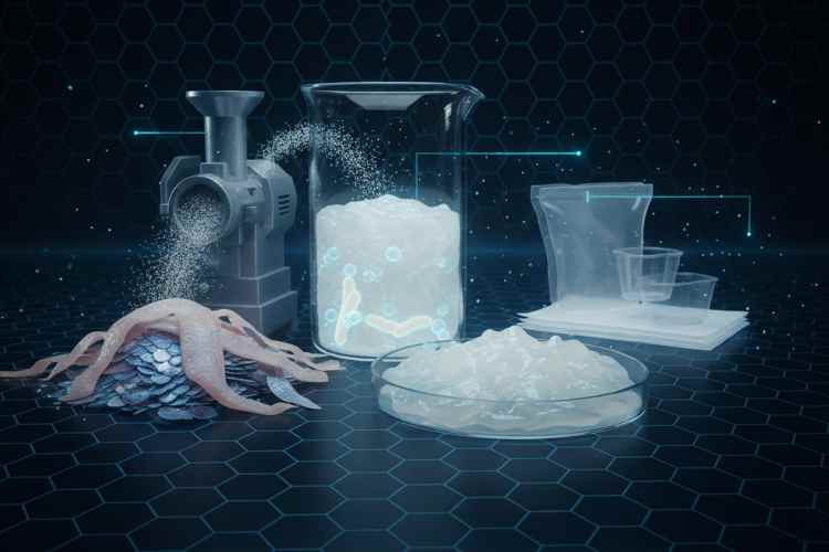 Plástico biodegradable elaborado con piel de pescado

 – Ojo critico