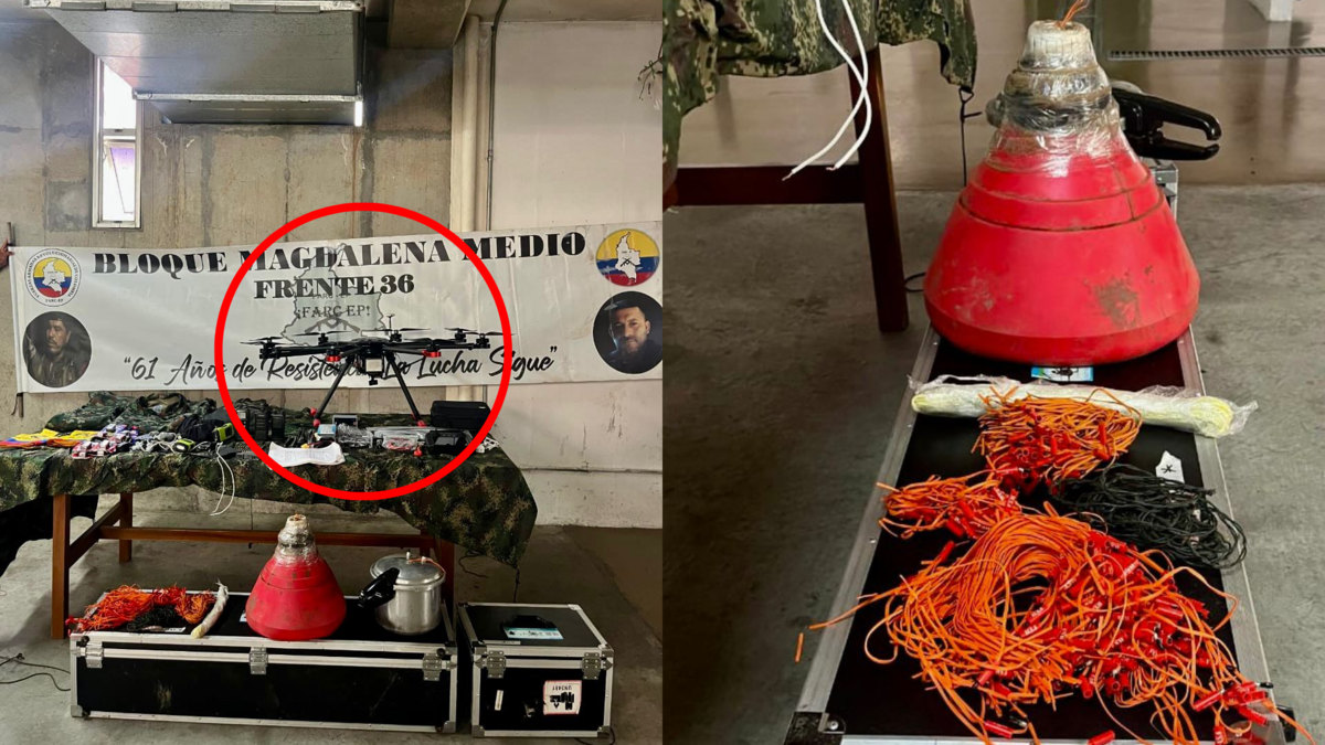 El ejército incautó un dron y varios explosivos en el norte

 – Ojo critico