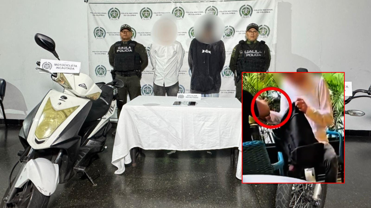 Presuntos miembros del ‘Clan del Golfo’ fueron capturados en una multimillonaria trama de extorsión a un comerciante en el Parque Lleras de Medellín

 – Ojo critico