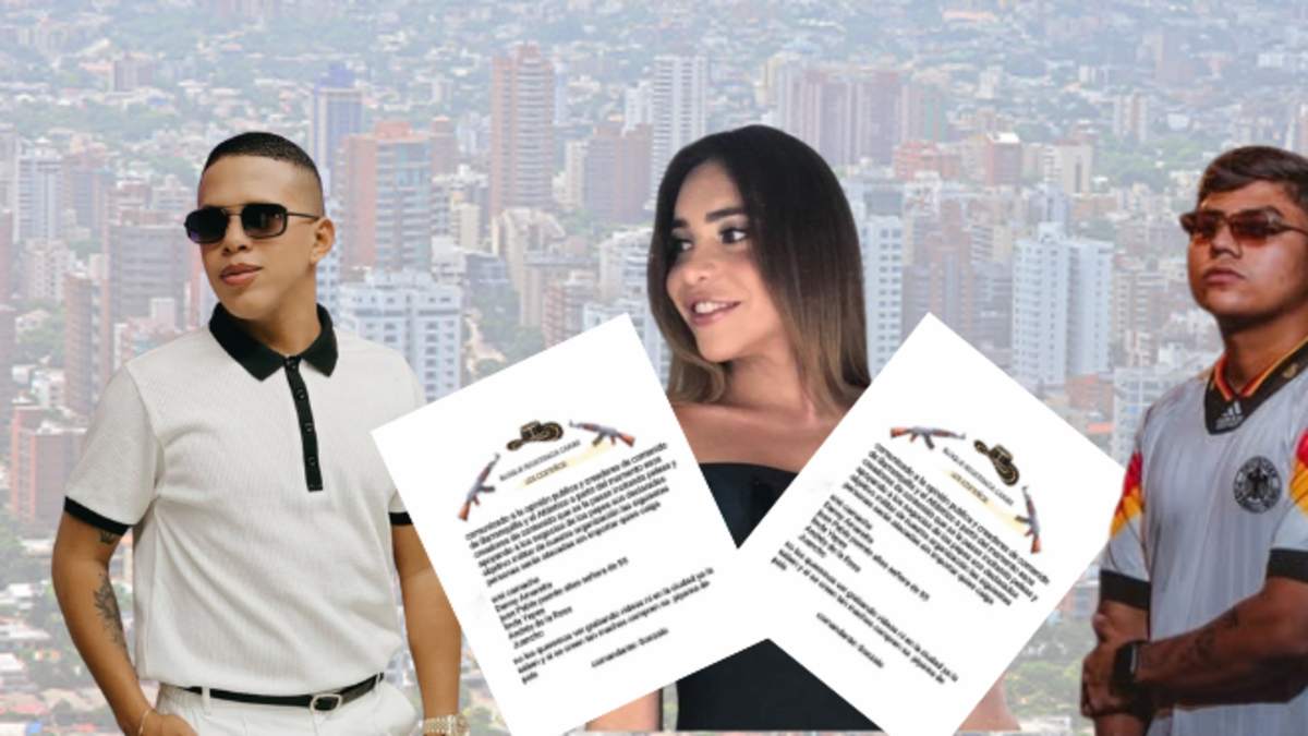 Pánico en Barranquilla por panfleto que amenaza a seis creadores de contenidos por supuestamente «apoyar a empresas» en manos de una pandilla rival

 – Ojo critico