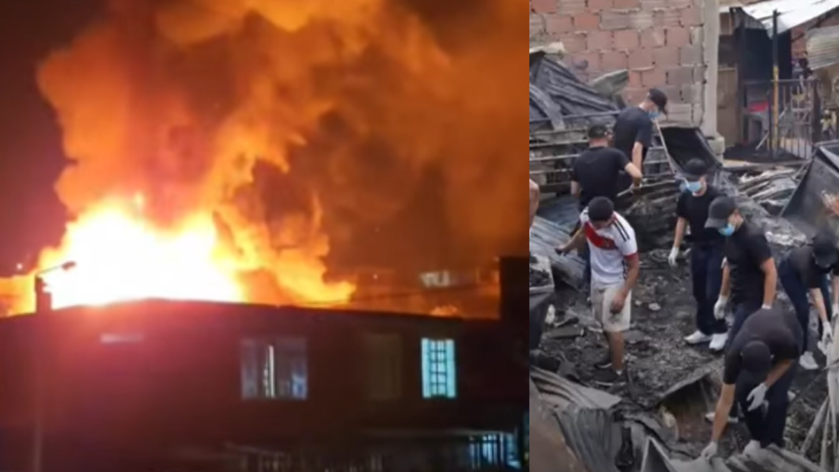 El voraz incendio destruyó 20 casas e hirió a varias personas

 – Ojo critico