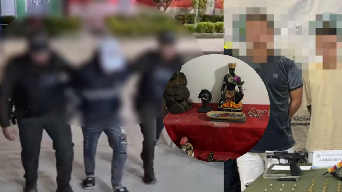 Encontraron altares, cirios y mucho más

 – Ojo critico