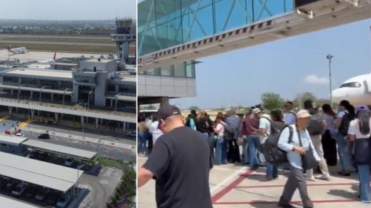 Pasajeros vivieron momentos de pánico en el Aeropuerto Ernesto Cortissoz de Barranquilla por una supuesta amenaza de bomba que ha sido descartada

 – Ojo critico