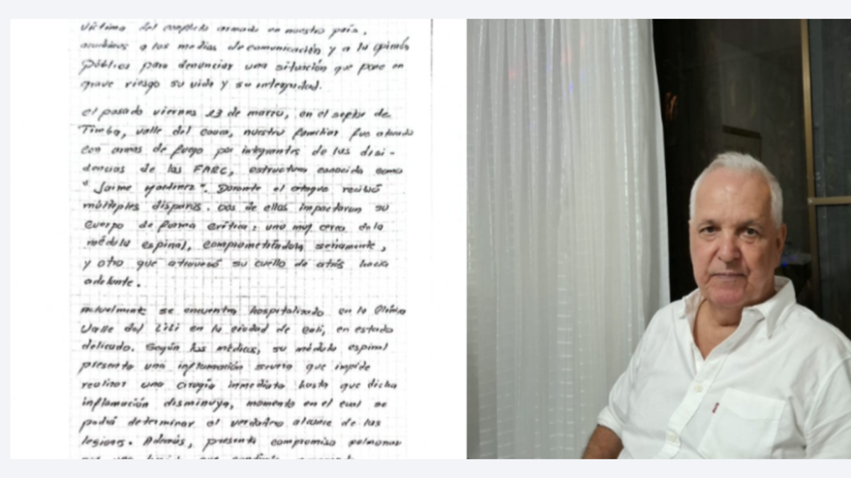 La dolorosa historia de un vallecaucano baleado por disidentes de las FARC por no detenerse en un retén ilegal entre Jamundí y el norte del Cauca

 – Ojo critico