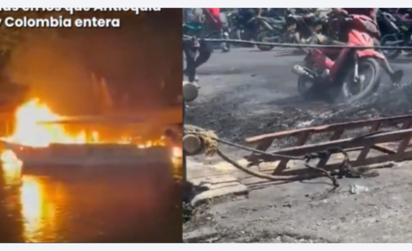 Gobernador de Antioquia condena incendio provocado durante huelga minera

 – Ojo critico