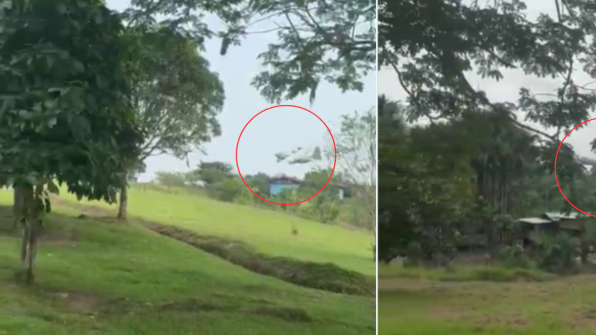 La comunidad grabó el momento en que se estrelló el avión Hércules de la FAC en Putumayo

 – Ojo critico