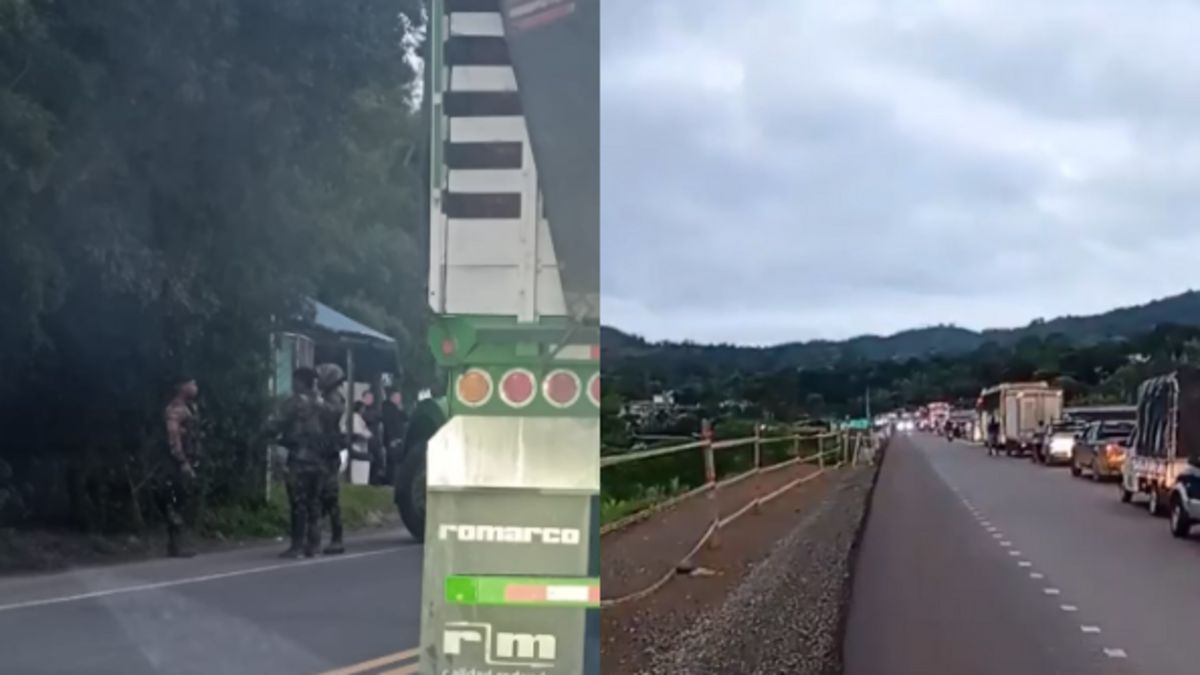 Hombres armados preparaban cilindros bomba en la Carretera Panamericana

 – Ojo critico