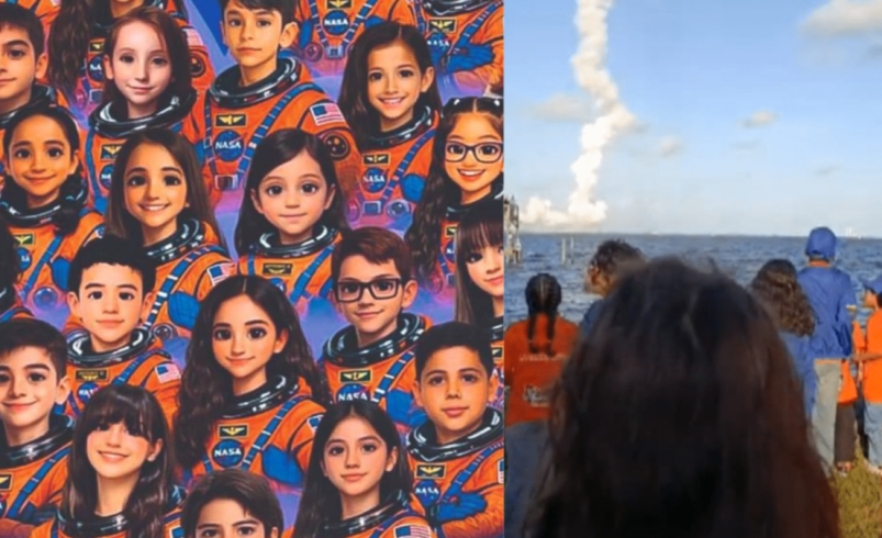 «¡Soy feliz y aunque soy pequeña quiero ir a la luna!»

 – Ojo critico