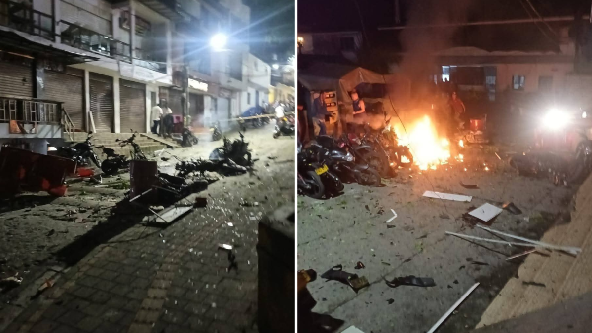 Denuncian detonación de motobomba frente a comisaría de Briceño, Antioquia: un policía resultó herido

 – Ojo critico