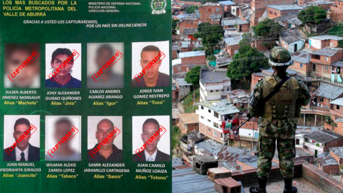 Captura de los 8 más buscados en el municipio de 13 Medellín: historia y cronología

 – Ojo critico
