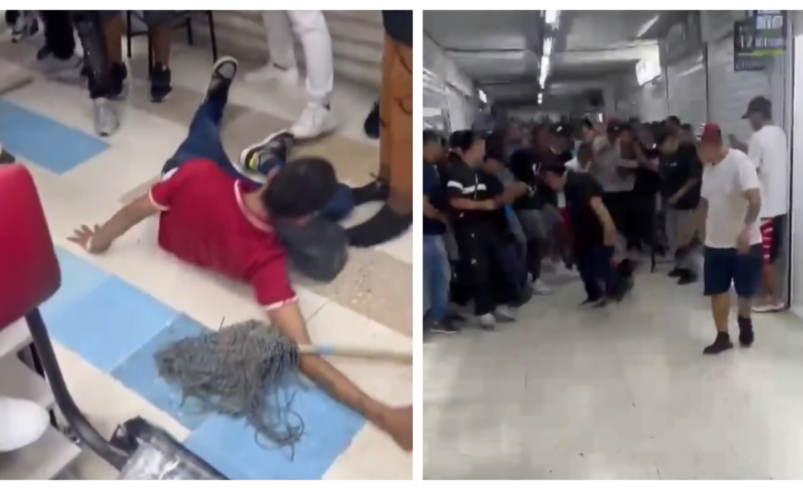 Hasta lo golpearon con un trapeador: brutal ataque a presunto delincuente acusado de robar en un local del centro de Cali

 – Ojo critico