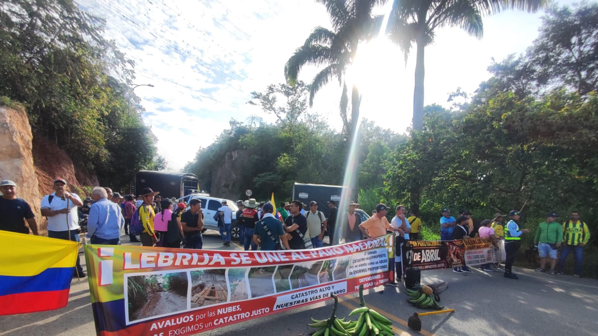 bloqueos hacia los aeropuertos de Bogotá y Palonegro; así son las carreteras

 – Ojo critico